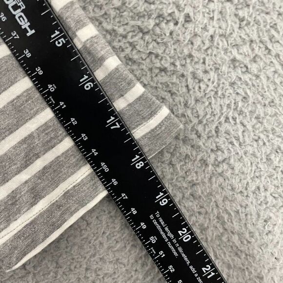 Simple Suzanne Betro Gray White Women XL Casual Pocket Tunic Top‎ - Picture 8 of 8